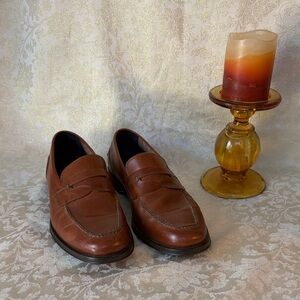 Cole Haan Tan Leather Loafers